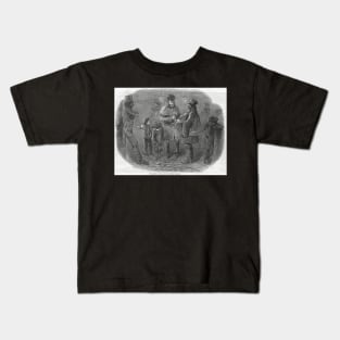 The Victorian Christmas Waits 1848 Kids T-Shirt